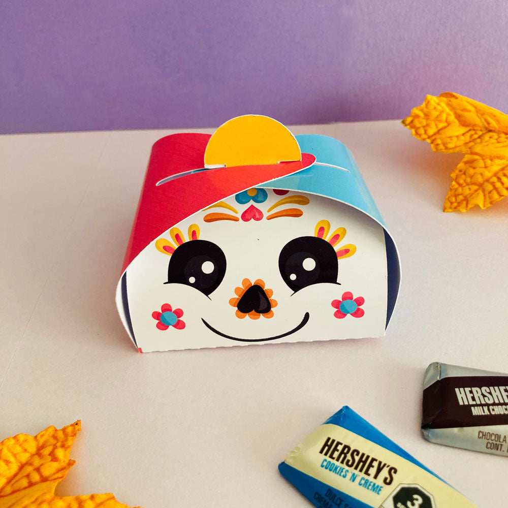 Cajas de halloween para imprimir monstruos