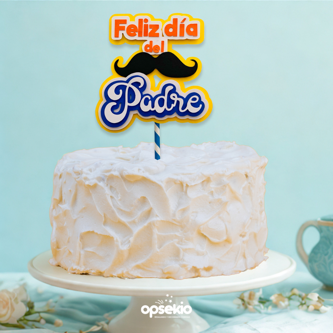 Cake topper dia del padre para imprimir