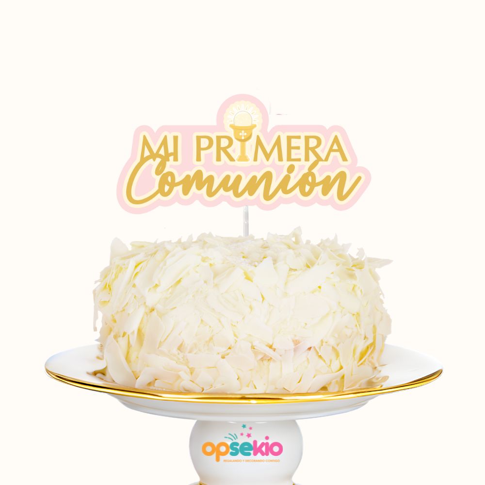Decoración sencilla para primera comunión - Kit imprimible