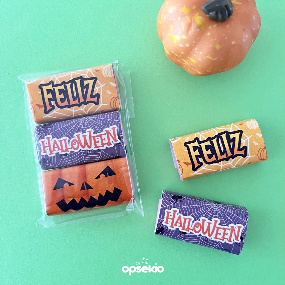 Dulces de Halloween 3 chocolates mini
