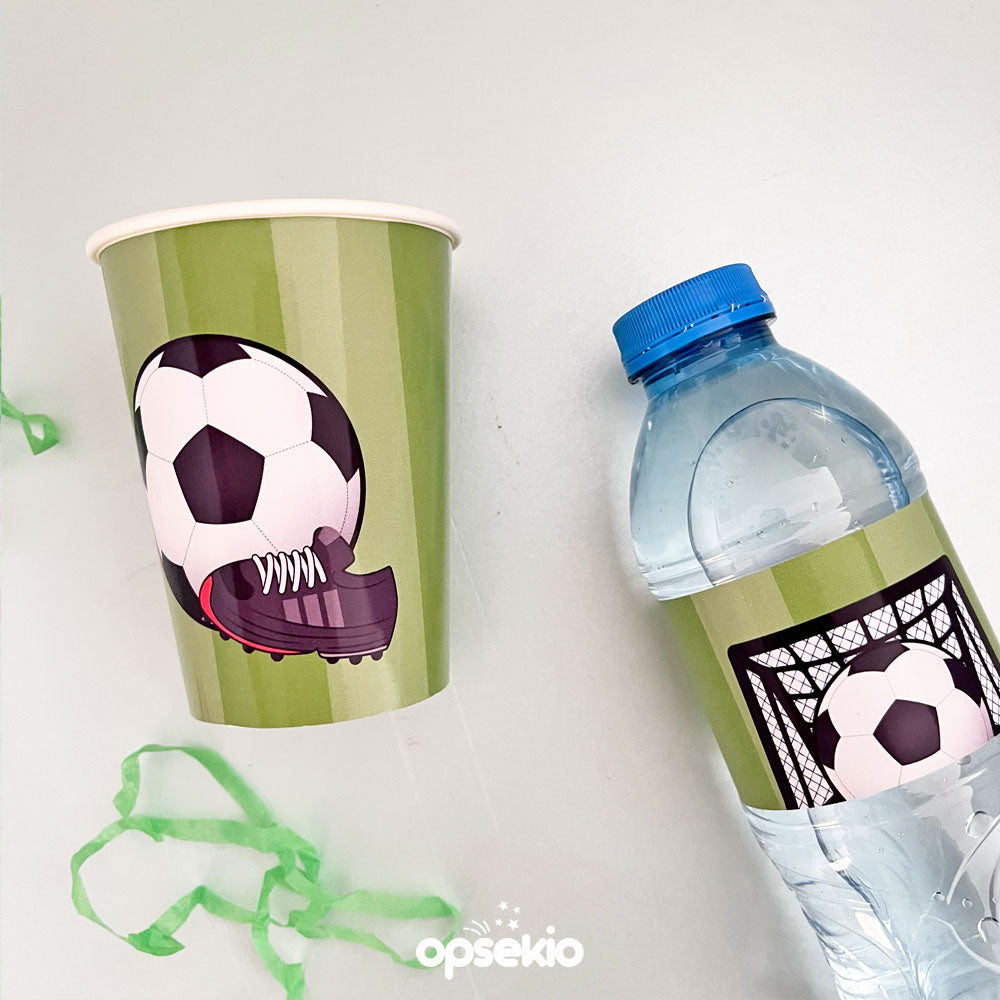 Kit imprimible para fiesta temática de fútbol