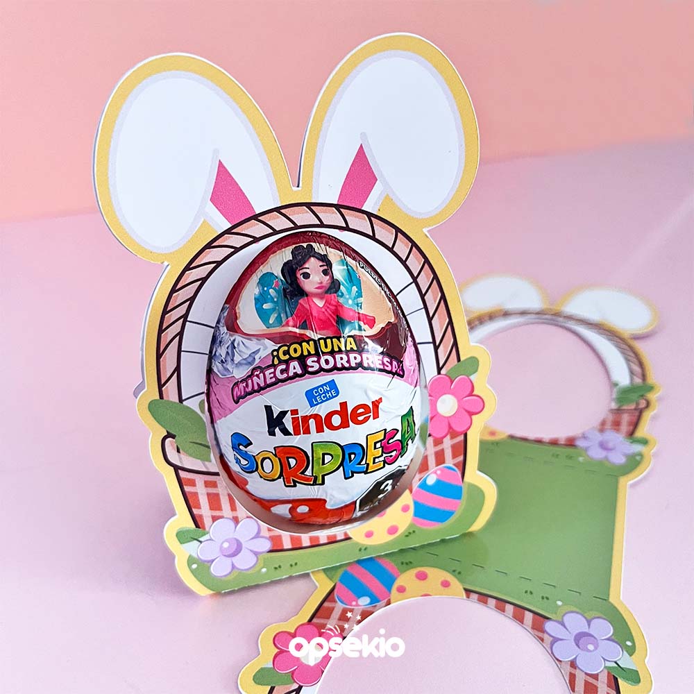 Porta huevo de pascua para imprimir