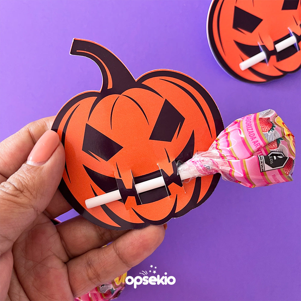 Kit imprimible envoltura halloween