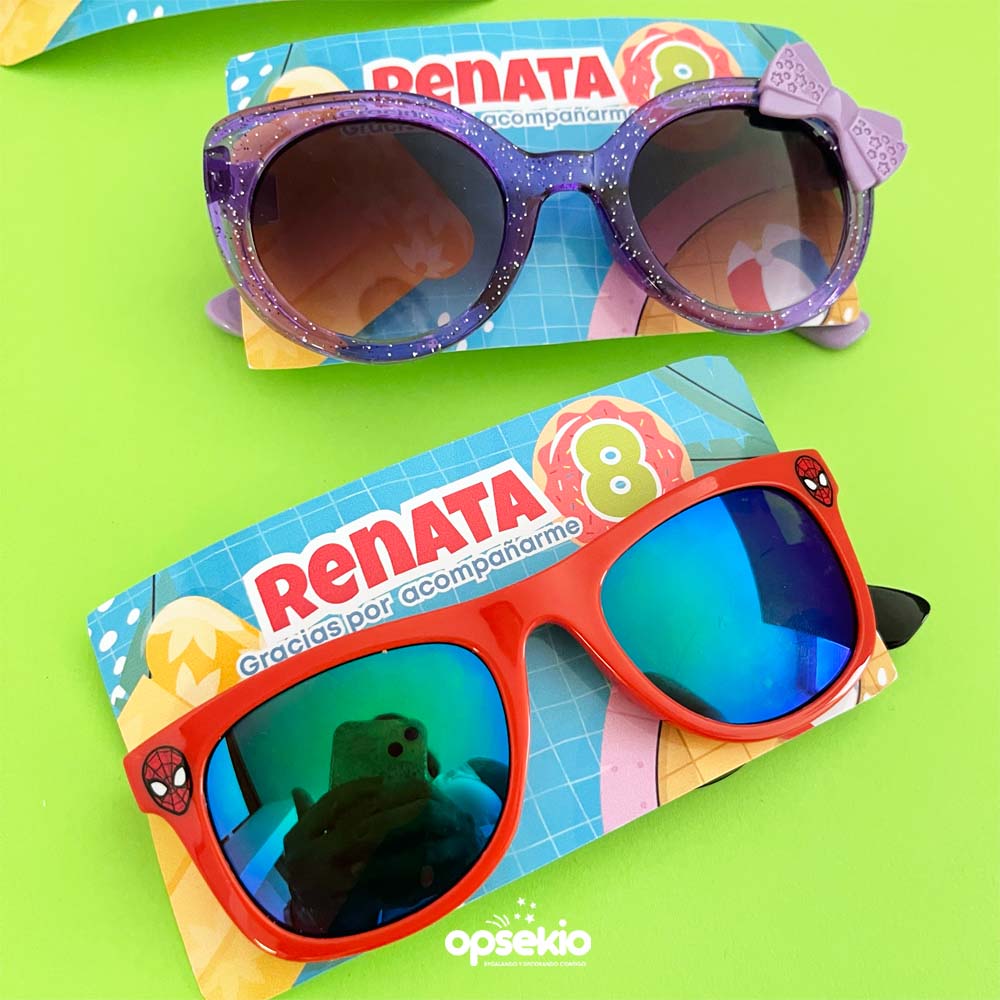 Pool party porta lentes editable