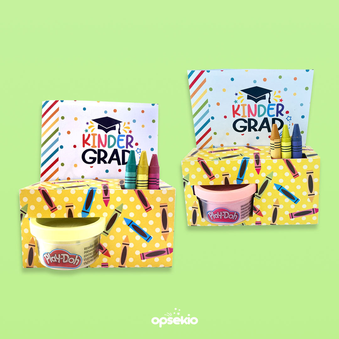Regalos para graduación de preescolar caja de actividades imprimible
