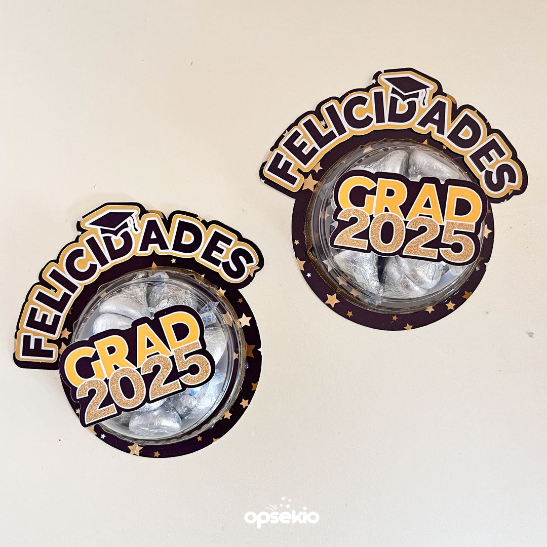 Regalo de graduación para imprimir - Tarjeta para chocolates