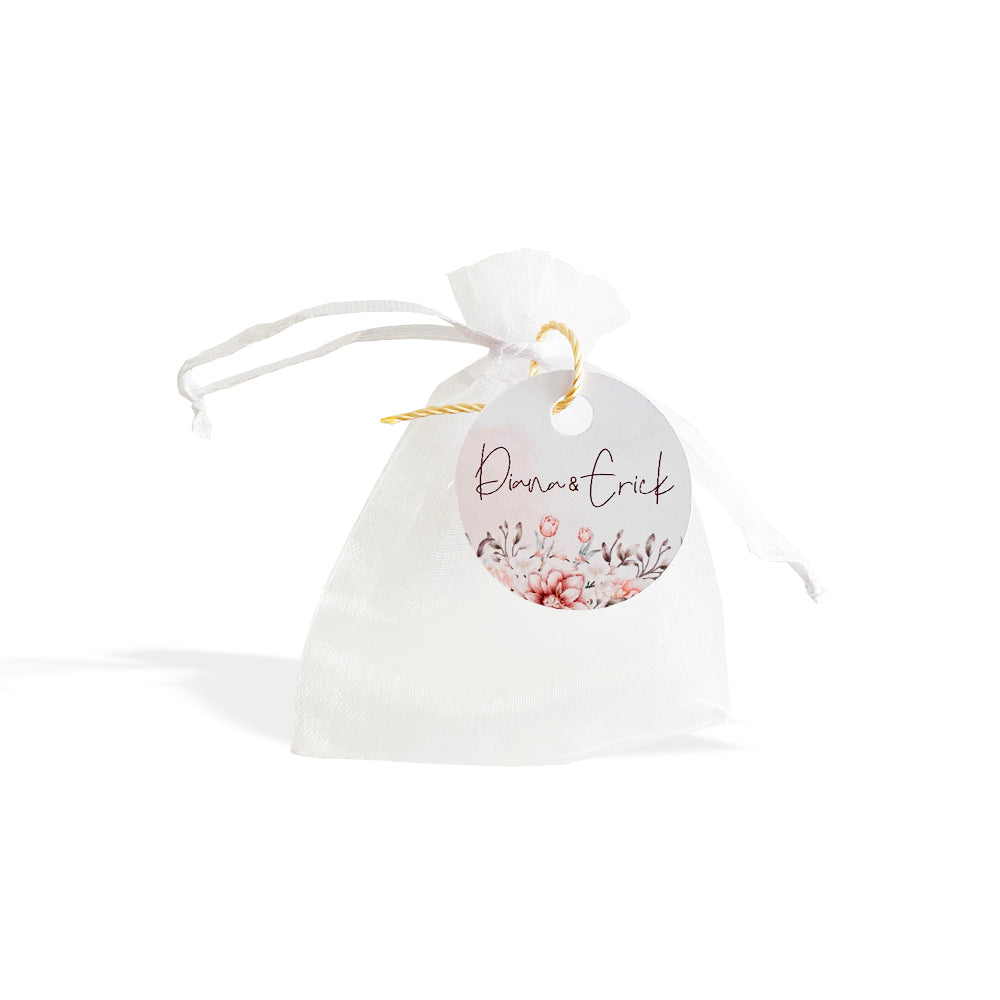 Bolsas de organza personalizadas 7x9