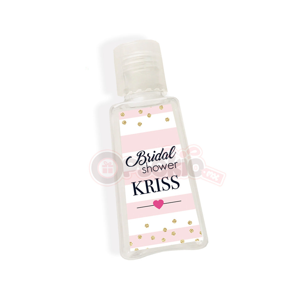 Etiqueta para gel bridal shower