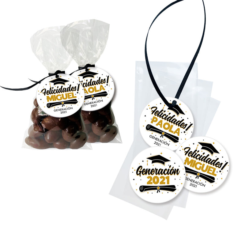 Bolsitas para graduación personalizadas 15 piezas – Opsekio