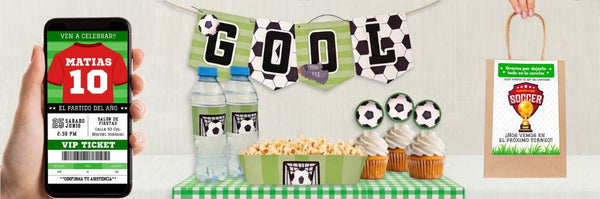 7 ideas para una fiesta de fútbol sencilla (y sin gastar de más)