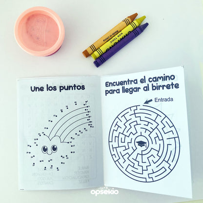 Regalos de graduación kinder caja de actividades