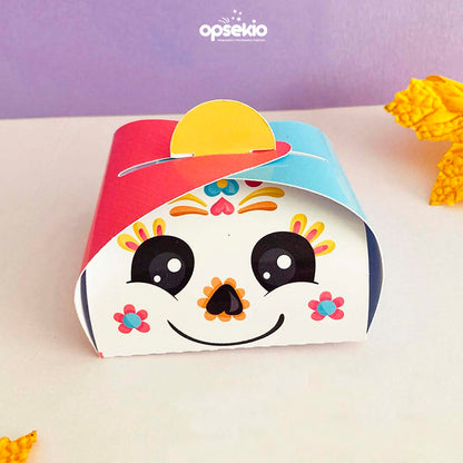 Cajita Día de Muertos — Calaverita Imprimible PDF