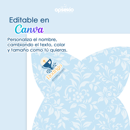 Cajitas de primera comunion para imprimir