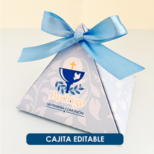 Cajitas de primera comunion para imprimir