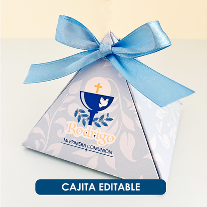 Cajitas de primera comunion para imprimir
