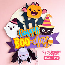 Cake topper halloween birthday