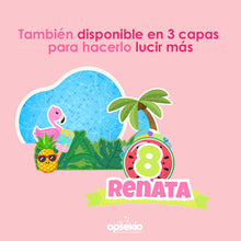 Cake topper pool party para imprimir