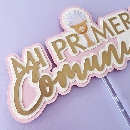Cake topper primera comunión