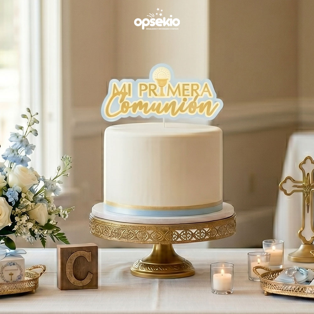 Decoración para Primera Comunión de Niño - Kit imprimible