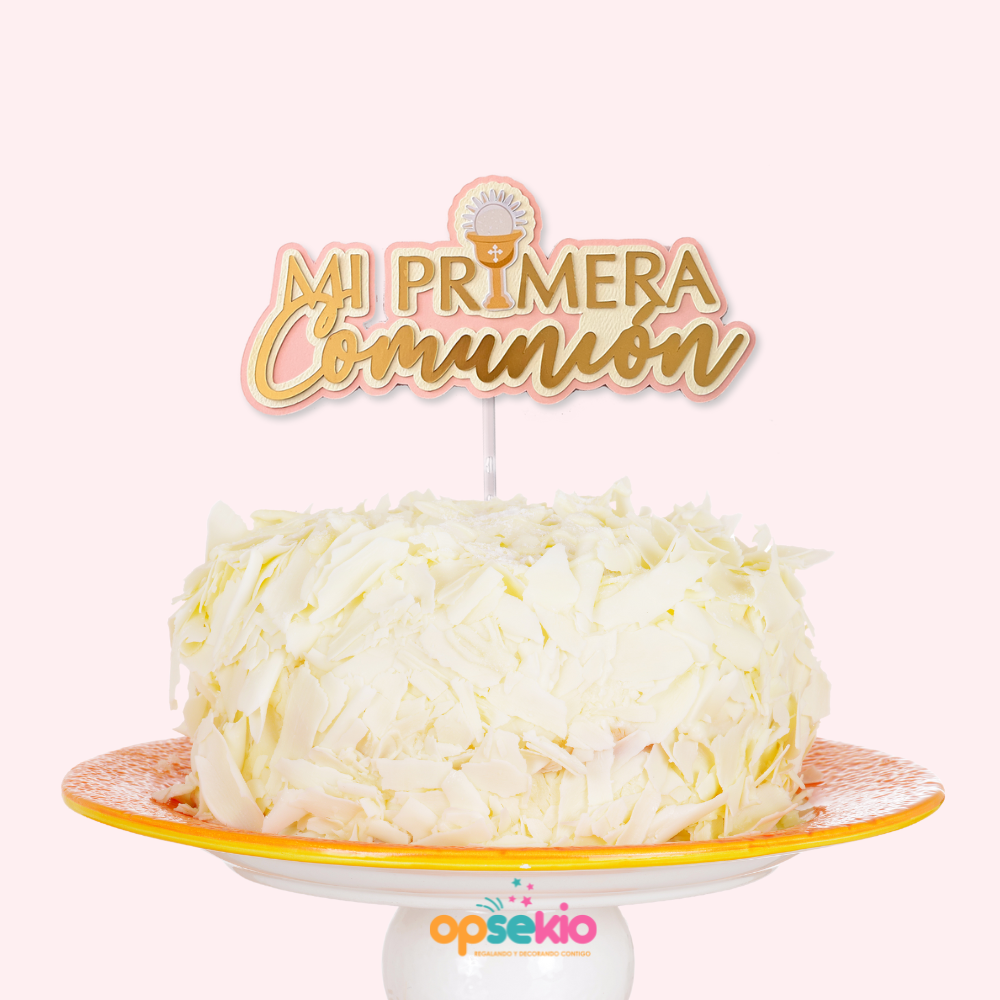 Cake topper primera comunión