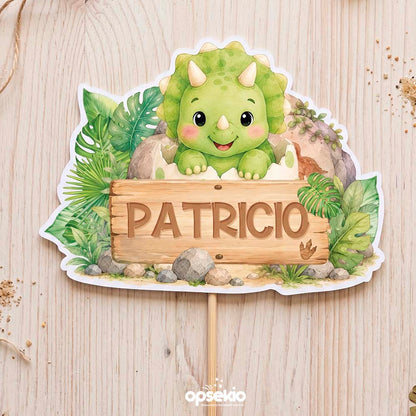 Kit imprimible dinosaurio bebe