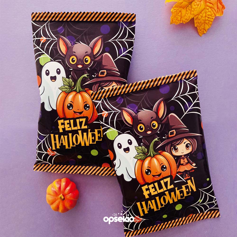 Dulcero para halloween tipo chip bags
