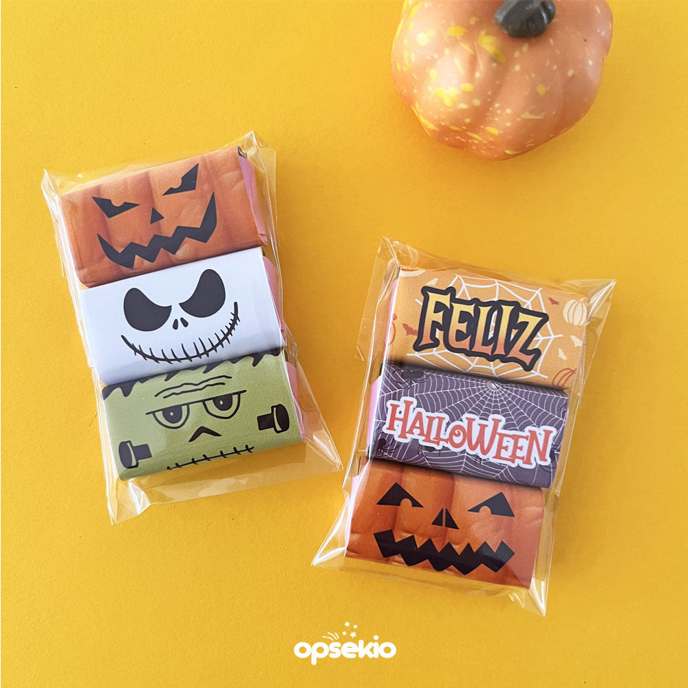 Dulces de Halloween 3 chocolates mini