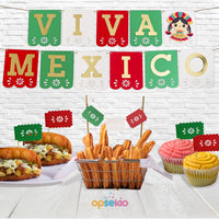 Decoracion fiesta patria cake topper y 12 toppers