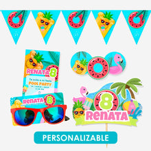 Decoracion Pool Party | Kit Imprimible