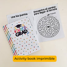 Detalles para graduacion de preescolar Activity book