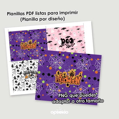 Halloween - Envolturas de chocolate para imprimir