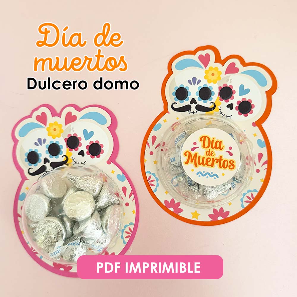 Dulceros Día de Muertos tipo domo