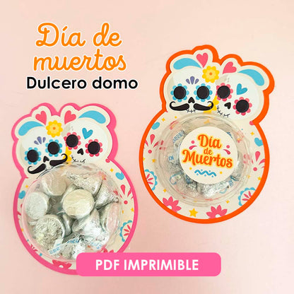 Dulceros Día de Muertos tipo domo