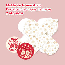 Envoltura Navideña para Galletas – PDF + PNG + SVG