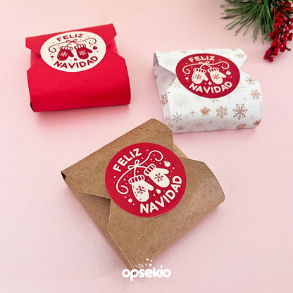 Envoltura Navideña para Galletas – PDF + PNG + SVG