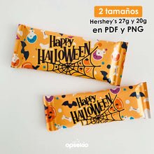 Halloween - Envolturas de chocolate para imprimir