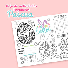 Pascua para colorear - hoja de actividades para imprimir