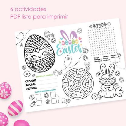 Pascua para colorear - hoja de actividades
