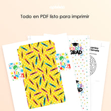 Cajita de Regalo de Actividades Graduación Preescolar con Mini Libro (PDF)