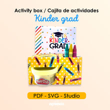 Regalos para graduación de preescolar caja de actividades imprimible