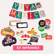 Decoracion 15 de Septiembre — Banderines, Props, Toppers y Más