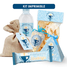 Kit imprimible primera comunion niño