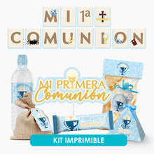 Decoración para Primera Comunión de Niño - Kit imprimible