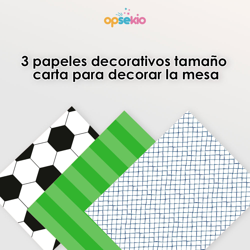Kit de Imprimibles para Decorar Fiesta de Fútbol (PDF, PNG y Editable en Canva)