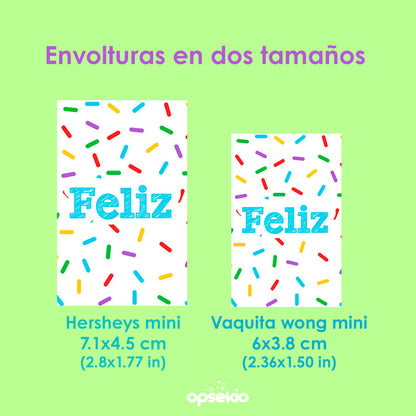 Envolturas chocolates feliz día del niño – Imprimible (PDF y PNG)