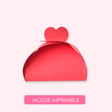 Plantilla Cajita de Corazón – Detalles San Valentín DIY