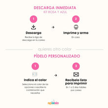 Decoración sencilla para primera comunión - Kit imprimible