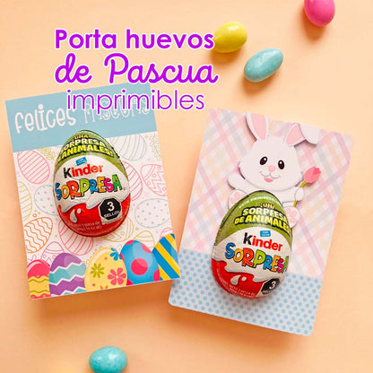 Porta Huevo Kinder para Imprimir – PDF