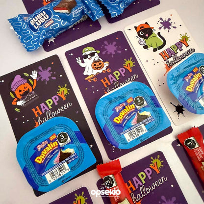 Porta Dulce Halloween Spooky Fun — Tarjetas Imprimibles