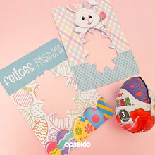 Porta huevos de chocolate de pascua 12 pzs (Tarjeta)